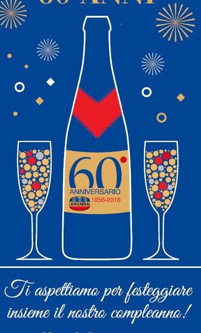 Un brindisi per festeggiare i 60 anni di ANGAISA