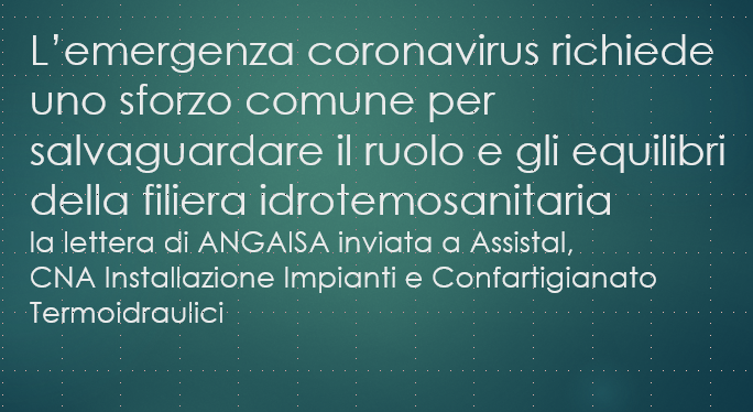 Emergenza coronavirus