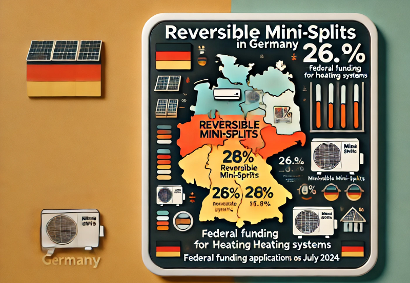 In Germania mini-split reversibili in crescita